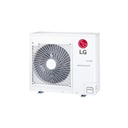 LG Ceiling Concealed Duct، Duct_Inverter_H/P (1Φ)، 18kBtu, تتميز الوحدة الخارجية من LG Single Split بشكل مستطيل طويل وهي مزودة بمروحة كبيرة مدمجة بالداخل., ABNW18GM1S1 ENWTMEA + ABUW18GM1S1 ENWTMEA, thumbnail 2