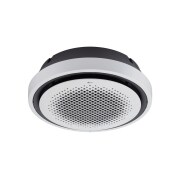 LG Round Cassette، Cassette_Inverter_H/P (1Φ)، 48kBtu, يحتوي مكيّف الهواء LG Round Cassette على العديد من الفتحات في وسط الدائرة المستديرة تمامًا، وتطوّقه حواف سوداء., ATNW48GYLT1 ANWBDXB + ATUW48GYLT1 ANWBDXB, thumbnail 1