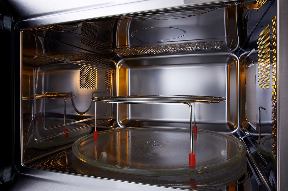 LG  فرن ميكروويف مدمج من إل جي بسعة 25 لتر، زجاج أسود، مع شاشة لمس LED وخيار قفل للأطفال, الشواية, MGBZ2593F, thumbnail 7