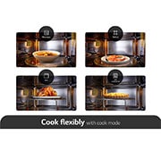 LG  فرن ميكروويف مدمج من إل جي بسعة 25 لتر، زجاج أسود، مع شاشة لمس LED وخيار قفل للأطفال, وضع الطهي, MGBZ2593F, thumbnail 10