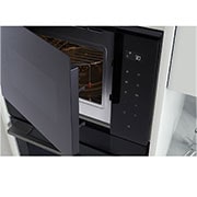 LG  فرن ميكروويف مدمج من إل جي بسعة 25 لتر، زجاج أسود، مع شاشة لمس LED وخيار قفل للأطفال, Top Perspective, MGBZ2593F, thumbnail 6