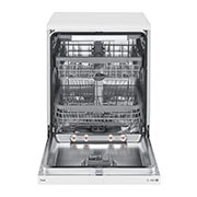 LG غسالة صحون إل جي  ™QuadWash ، لون أبيض, إعداد المكان14، تقنية EasyRack™ Plus، محرك الدفع المباشر، تقنية ThinQ, DFB425FW, DFB425FW, thumbnail 2