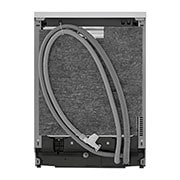 LG غسالة صحون إل جي ™QuadWash ، لون سلفر, إعداد المكان 14، تقنية EasyRack™ Plus، محرك الدفع المباشر، تقنية , Rear View, DFC612FV, thumbnail 13