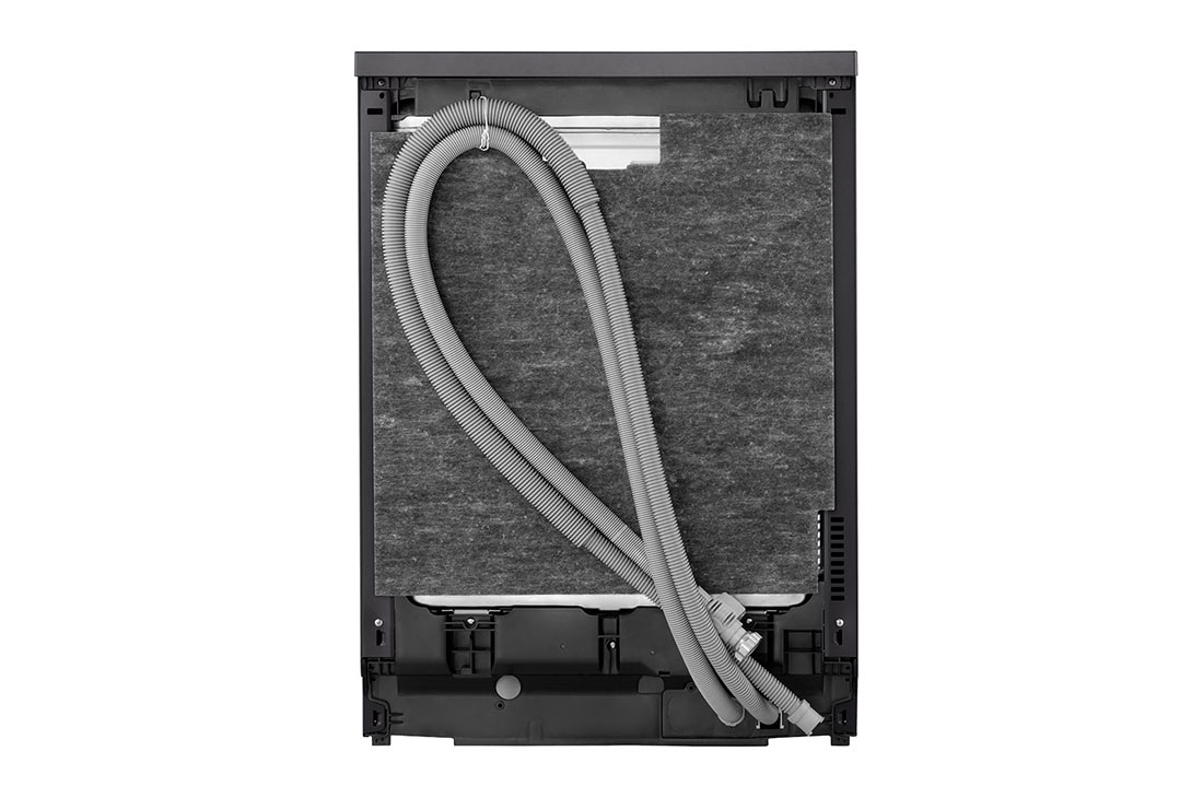 LG  غسالة صحون إل جي ™QuadWash ، لون اسود، تقنية EasyRack™ Plus، محرك Direct Drive، تقنية ThinQ, back view, DFC513FD, thumbnail 14