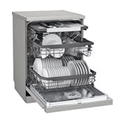 LG غسالة صحون إل جي ™QuadWash  تقنية EasyRack™ Plus، محرك Direct Drive، تقنية ThinQ, Right open view, DFC435FP, thumbnail 5