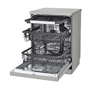 LG غسالة صحون إل جي ™QuadWash  تقنية EasyRack™ Plus، محرك Direct Drive، تقنية ThinQ, left view, DFC435FP, thumbnail 7