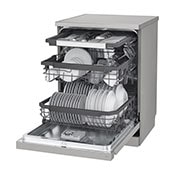 LG غسالة صحون إل جي ™QuadWash  تقنية EasyRack™ Plus، محرك Direct Drive، تقنية ThinQ, left view, DFC435FP, thumbnail 8