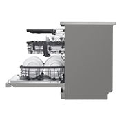 LG غسالة صحون إل جي ™QuadWash  تقنية EasyRack™ Plus، محرك Direct Drive، تقنية ThinQ, side view, DFC435FP, thumbnail 11
