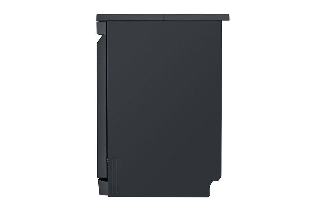 LG جلاية صحون أل جي 14 طقم وخاصية True Steam, محرك Direct Drive,لون اسود قاتم, Side view, DFC237HMS, thumbnail 14