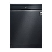 LG جلاية صحون أل جي 14 طقم وخاصية True Steam, محرك Direct Drive,لون اسود قاتم, front view, DFC237HMS, thumbnail 1