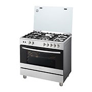 LG طباخ غاز أل جي مقاس 90 سم من الفولاذ المقاوم للصدأ مع 5 شعلات، وشوي داخل الباب، ونظام أمان كامل, FA415RMA, thumbnail 11