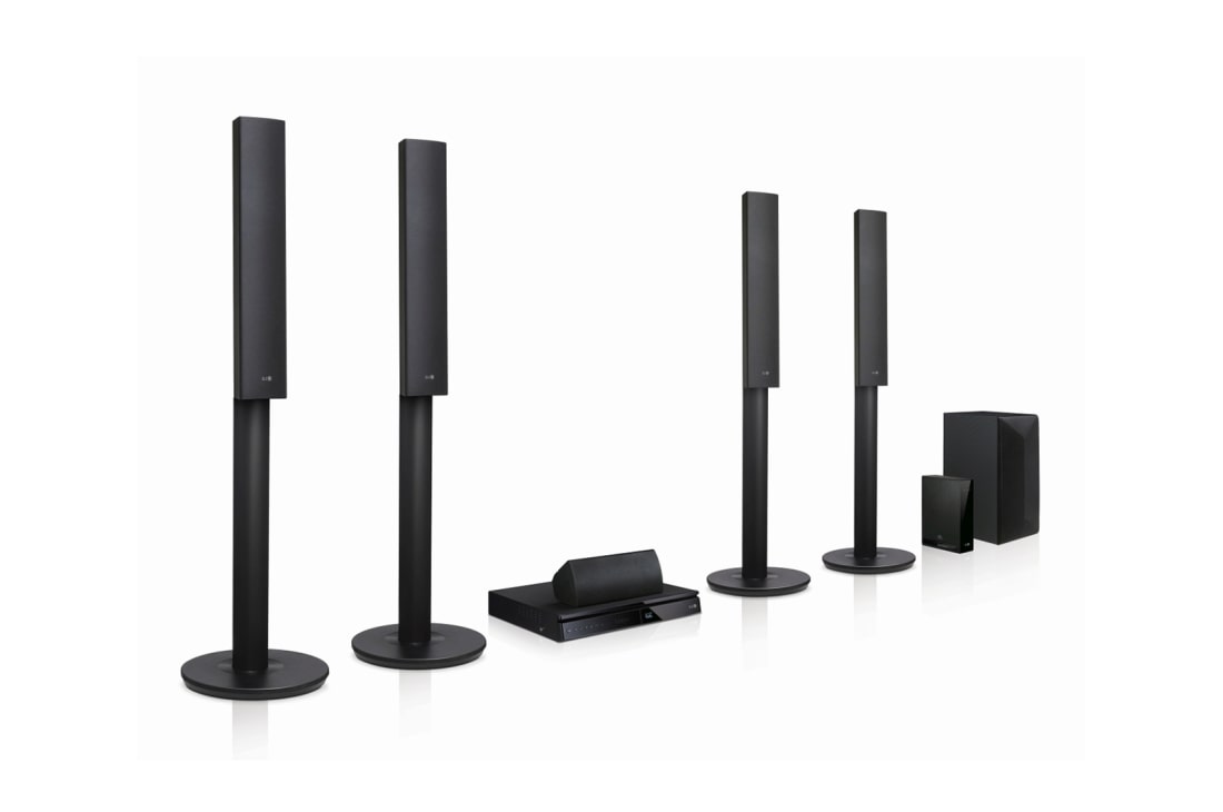 LG نظام مسرح منزلي لأقراص DVD وبلو راي ثلاثية الأبعاد, LHB655W, thumbnail 2