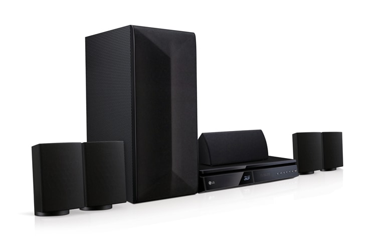 LG نظام مسرح منزلي لأقراص DVD وبلو راي ثلاثية الأبعاد, LHB625