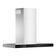 LG شفاط أل جي حجم 90 سم ,لون ستنالس ستيل مع خاصية التحكم باللمس و3 مستويات من الطاقة, Bottom Up Viewa, HC5D3625S, thumbnail 2