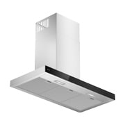 LG شفاط أل جي حجم 90 سم ,لون ستنالس ستيل مع خاصية التحكم باللمس و3 مستويات من الطاقة, Dimension View, HC5D3625S, thumbnail 9