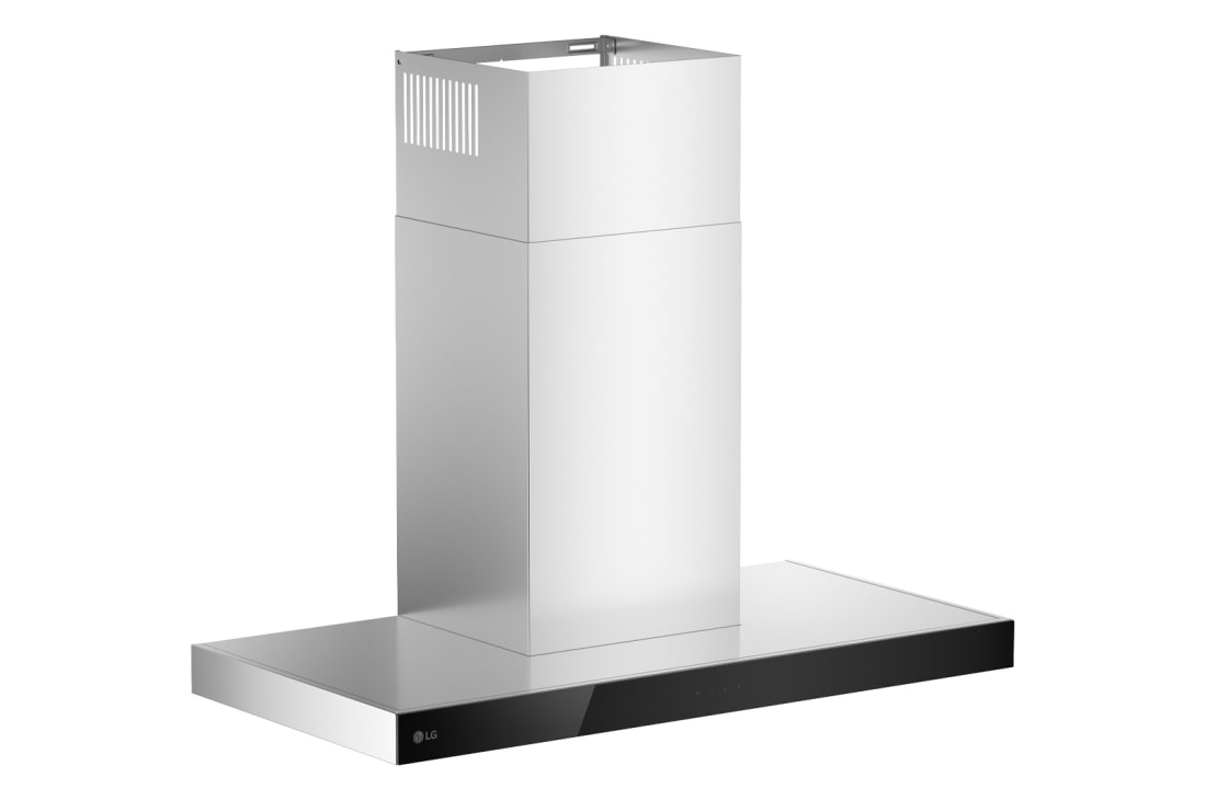 LG شفاط أل جي حجم 90 سم ,لون ستنالس ستيل مع خاصية التحكم باللمس و3 مستويات من الطاقة, Left Side Bottom Up, HC5D3625S, thumbnail 5