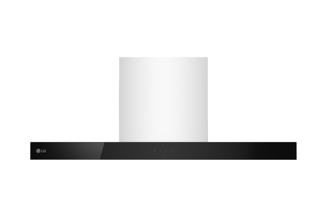 LG شفاط أل جي حجم 90 سم ,لون ستنالس ستيل مع خاصية التحكم باللمس و3 مستويات من الطاقة, Front view, HC5D3625S, thumbnail 11