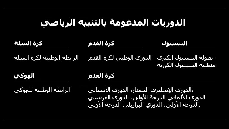 تنبيه رياضي