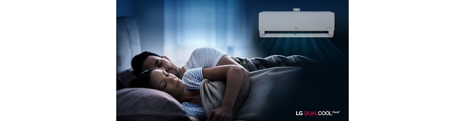 ضوضاء مكيف الهواء محدودة بما يكفي لعدم الإزعاج في وقت النوم