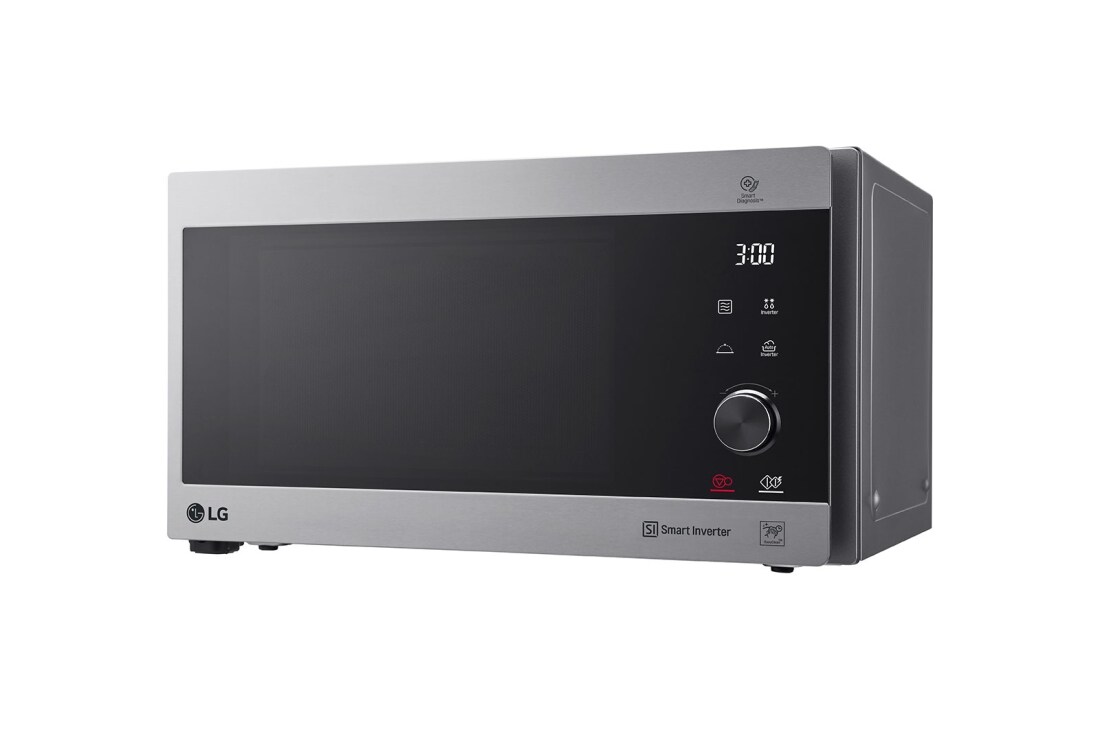 LG فرن المايكرويف بسعة 42 لتر بتقنية العاكس الذكي، التسخين المتساوي والتنظيف السهل لون ستانليس, MH8265CIS, thumbnail 7