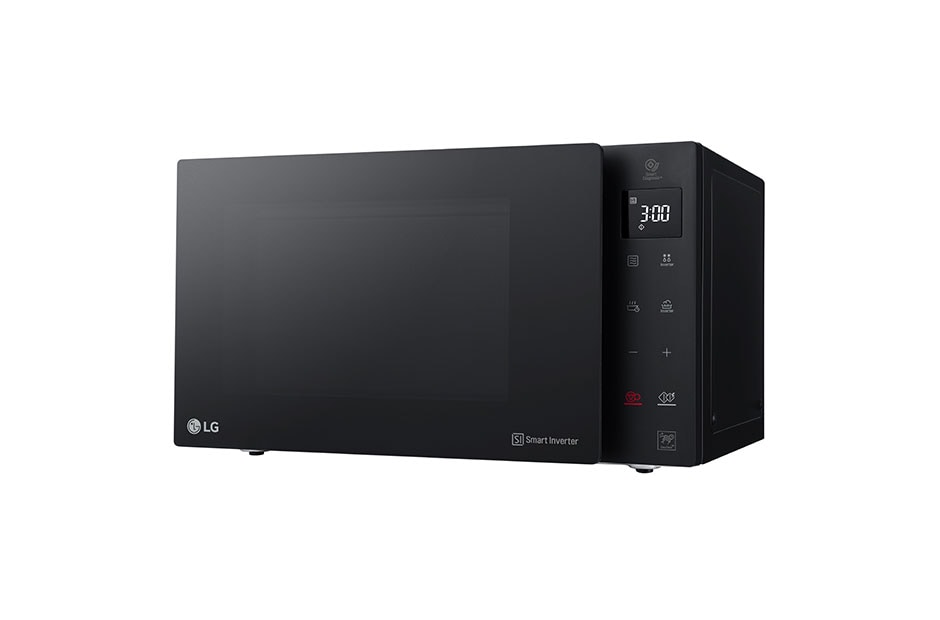LG فرن المايكرويف بسعة 25 لتر بتقنية العاكس الذكي، التسخين المتساوي والتنظيف السهل لون أسود, MS2535GIS, thumbnail 7