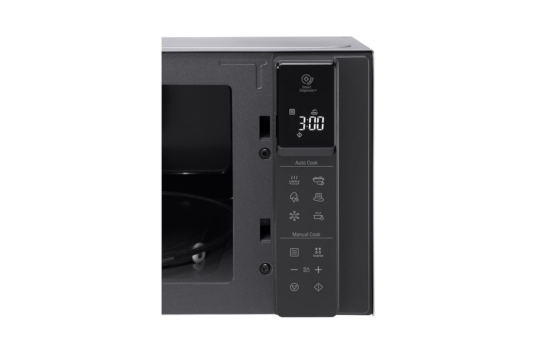 LG فرن المايكرويف بسعة 42 لتر بتقنية العاكس الذكي، التسخين المتساوي والتنظيف السهل لون ستانليس, MS4295CIS, thumbnail 4