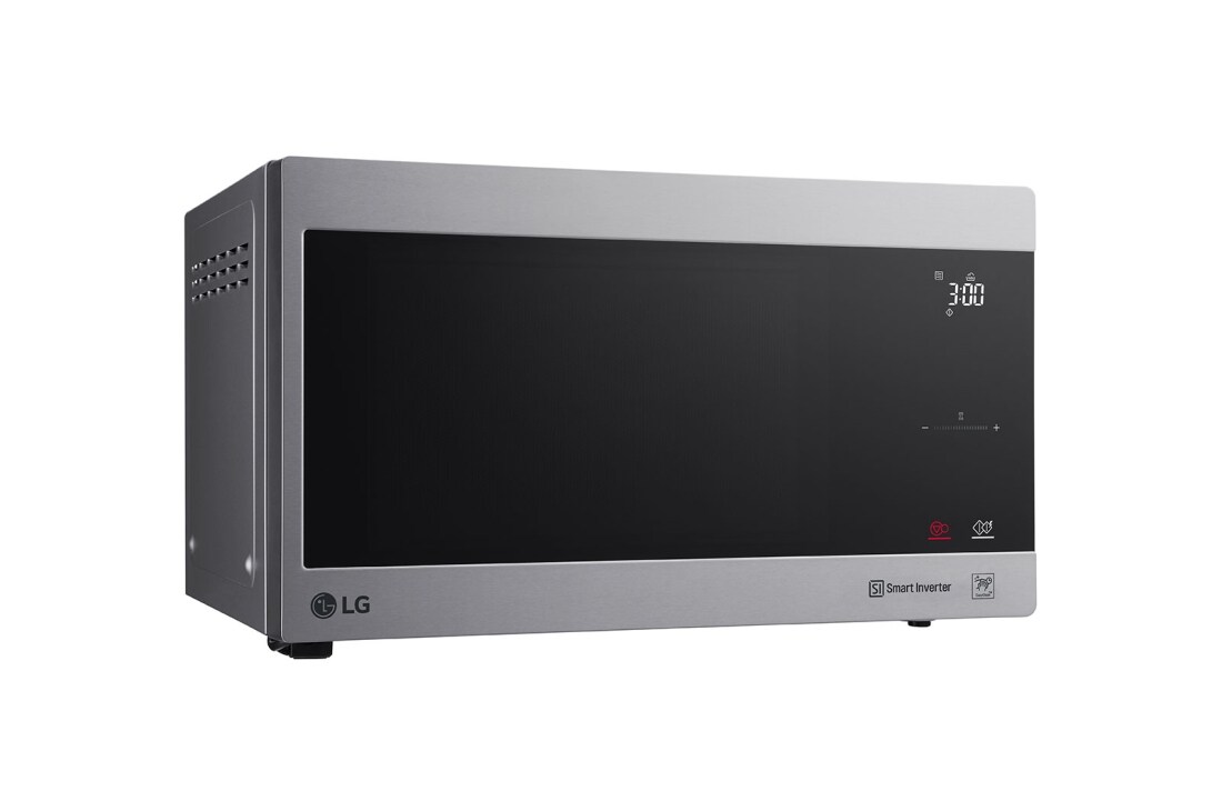 LG فرن المايكرويف بسعة 42 لتر بتقنية العاكس الذكي، التسخين المتساوي والتنظيف السهل لون ستانليس, MS4295CIS, thumbnail 7