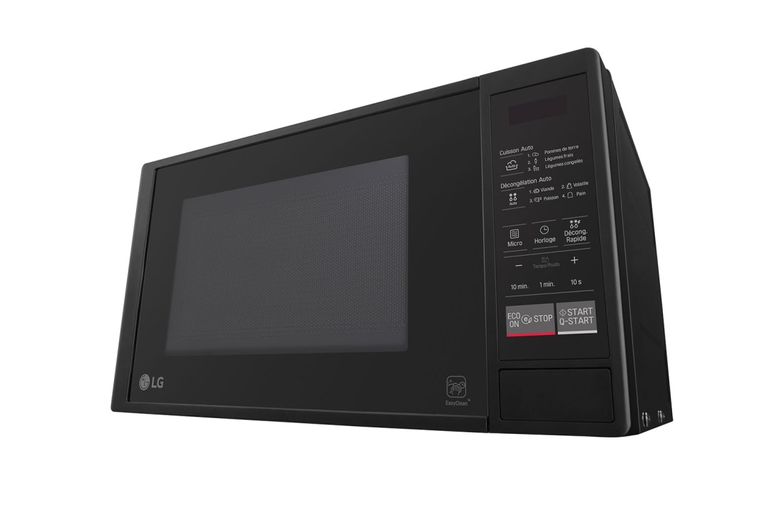 LG فرن ميكرويف لون اسود, 20 لتر, خاصية ™EasyClean, التجويف الداخلي بزوايا مستديرة, MS2042DB, thumbnail 8