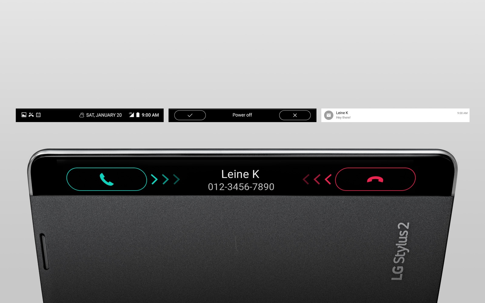 وحدة عرض الغطاء السريع من LG1