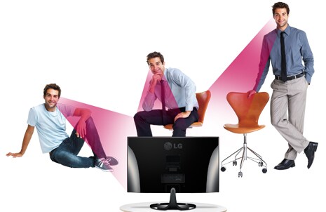 زاوية رؤية واسعة