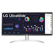 LG شاشة عرض طراز UltraWide™‎ ذات دقة فائقة كاملة مقاس 29 بوصة وبنسبة عرض إلى ارتفاع تبلغ 21:9 وتدعم تقنية التبديل داخل الشاشة (IPS) وتقنية AMD FreeSync™‎, 29WQ600-W, 29WQ600-W, thumbnail 1