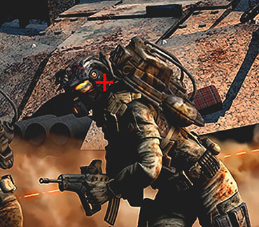 crosshair target point activation mode