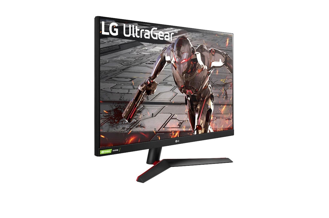 LG شاشة UltraGear بدقة فائقة الوضوح (FHD) مقاس 32 بوصة بمعدل تحديث 165 هرتز وHDR10 مع توافق G-SYNC, 32GN50R-B, 32GN50R-B, thumbnail 4