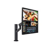 LG شاشة عرض DualUp قياس 27.6 حامل مريح | إل جي, عرض منظوري بدوران لشاشة العرض بزاوية 90 درجة, 28MQ780-B, thumbnail 4