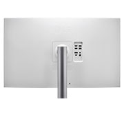 LG شاشة UHD 4K HDR مقاس 31.5 بوصة, عرض مقرب للمنافذ, 32UQ750-W, thumbnail 9