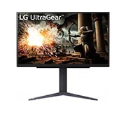 LG جديد شاشة ألعاب UltraGear™ QHD IPS 180Hz مقاس 27 بوصة, مظهر أمامي, 27GS75Q-B, thumbnail 1