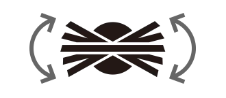 شاشة دوارة قابلة للتعديل.	