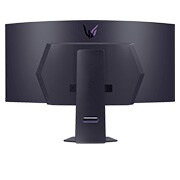 LG شاشة الألعاب UltraGear OLED المنحنية 2024 مقاس 45 بوصة ومعدل تحديث 240Hz, Rear view with lights off, 45GS95QE-B, thumbnail 7