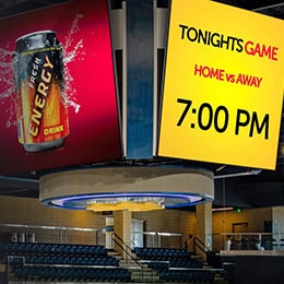 لافتات LED في الأماكن المغلقة