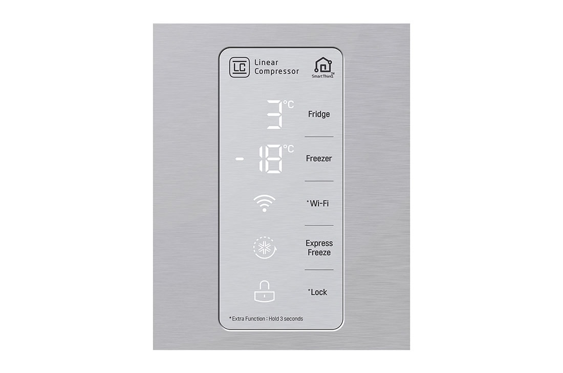 LG ثلاجة أربع أبواب بسعة إجمالية 594 لتر وعرض مناسب 835 ملم بتقنية الضاغط الطولي العاكس, GCB-244PN, thumbnail 6