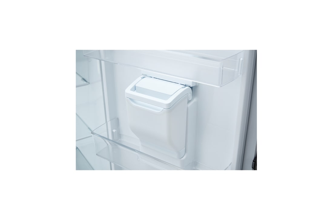 LG ثلاجة باب عامودي بتقنية التبريد الطولي™ سعة 384 لتر لون سلفر, التفاصيل الداخلية, GC-F511ELDM, thumbnail 7