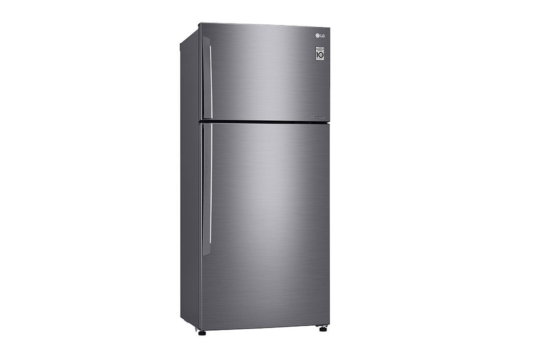 LG ثلاجة فريزر علوي لون فضي, بسعة اجمالية 516 لتر، ضاغط انفيرتر، تبريد الباب, GNM-705HLI, GNM-705HLI, thumbnail 12
