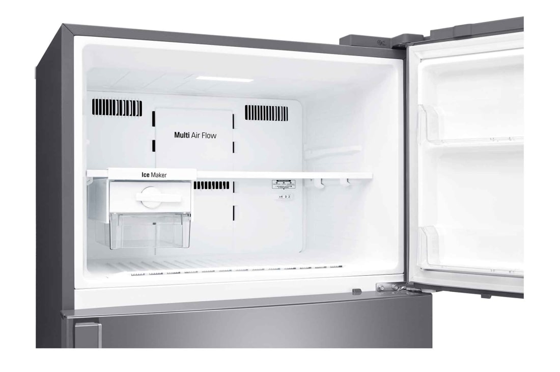 LG ثلاجة فريزر علوي بسعة اجمالية 547 لتر ضاغط انفيرتر وتبريد عبر الباب لون سلفر, GNM-732HLI, GNM-732HLI, thumbnail 10