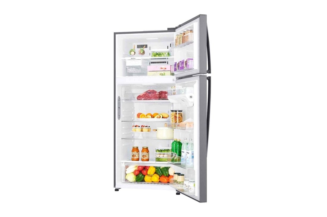 LG ثلاجة فريزر علوي بسعة اجمالية 547 لتر ضاغط انفيرتر وتبريد عبر الباب لون سلفر, GNM-732HLI, GNM-732HLI, thumbnail 11