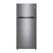 LG ثلاجة فريزر علوي بسعة اجمالية 547 لتر ضاغط انفيرتر وتبريد عبر الباب لون سلفر, GNM-732HLI, GNM-732HLI, thumbnail 1