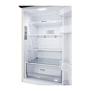 LG  ثلاجة فريزر علوي بسعة إجمالية 423 لتر لون بيج، ضاغط انفيرتر ™Smart Inverter, bottom fridge opened, GNB-582GVZP, thumbnail 7