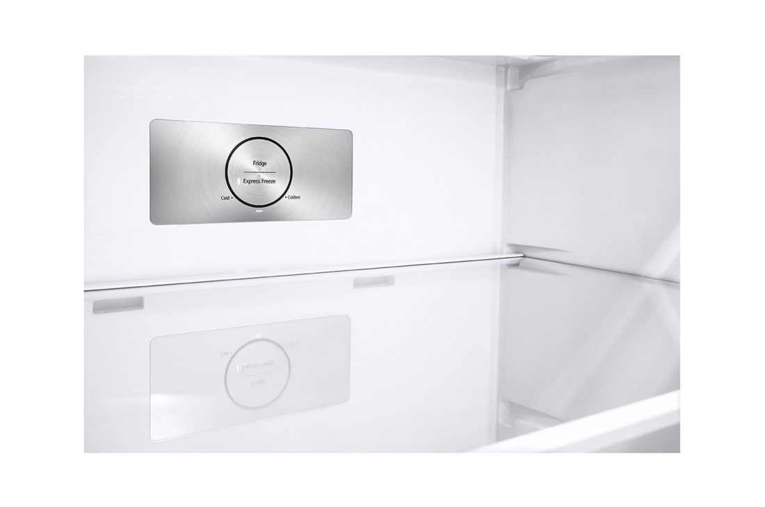 LG  ثلاجة فريزر علوي بسعة إجمالية 423 لتر لون سلفر، ضاغط انفيرتر ™Smart Inverter, Freezer detail view, GNB-582GVLP, thumbnail 4