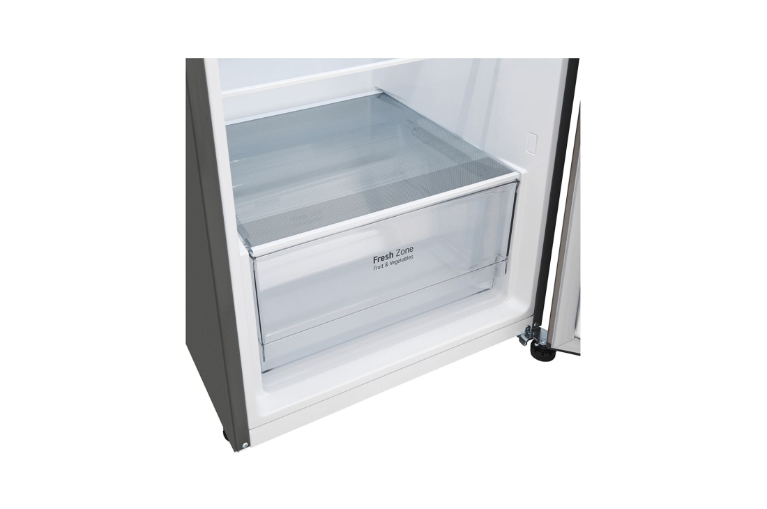LG  ثلاجة فريزر علوي بسعة إجمالية 360 لتر لون سلفر، ضاغط انفيرتر ™Smart Inverter, drawer Detail, GNB-542GVLP, thumbnail 3