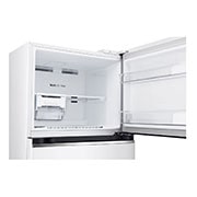 LG  ثلاجة فريزر علوي بسعة إجمالية 360 لتر لون أبيض، ضاغط انفيرتر ™Smart Inverter, Freezer detail view, GNB-542GVWP, thumbnail 5