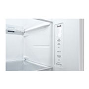 LG ثلاجة إل جي الباب بجانب الباب 617 لتر، تقنية التبريد الطولي™، لون أبيض, منظر i-micom, GCL-287GVW, thumbnail 7